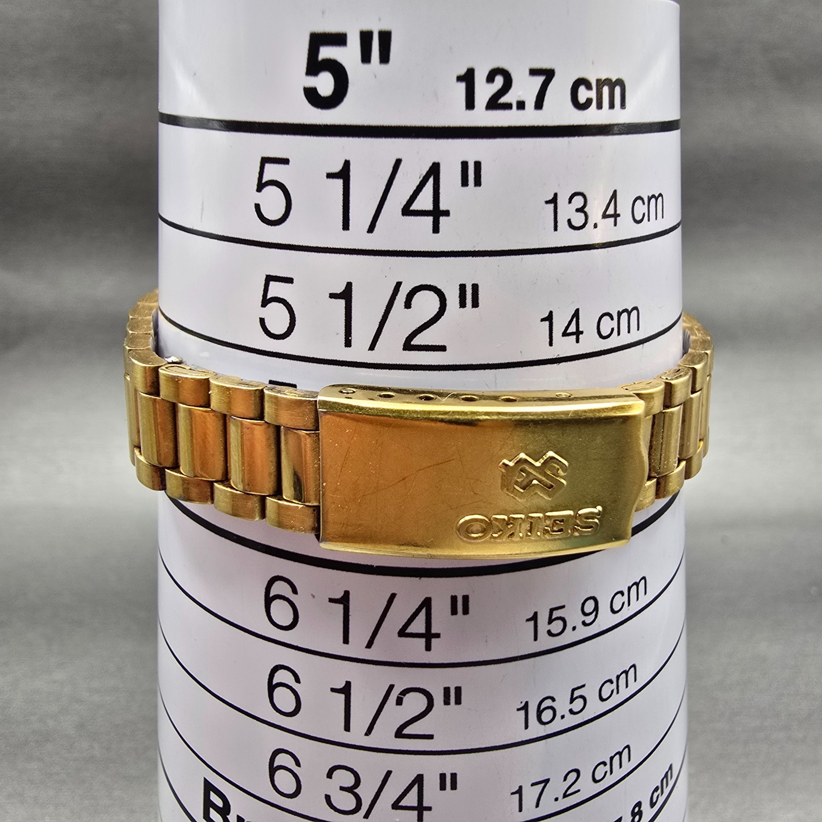 Seiko SQ Watch Women 24mm Gold Dial Gold Tone Daydate Round 2A23-0039 New Batt