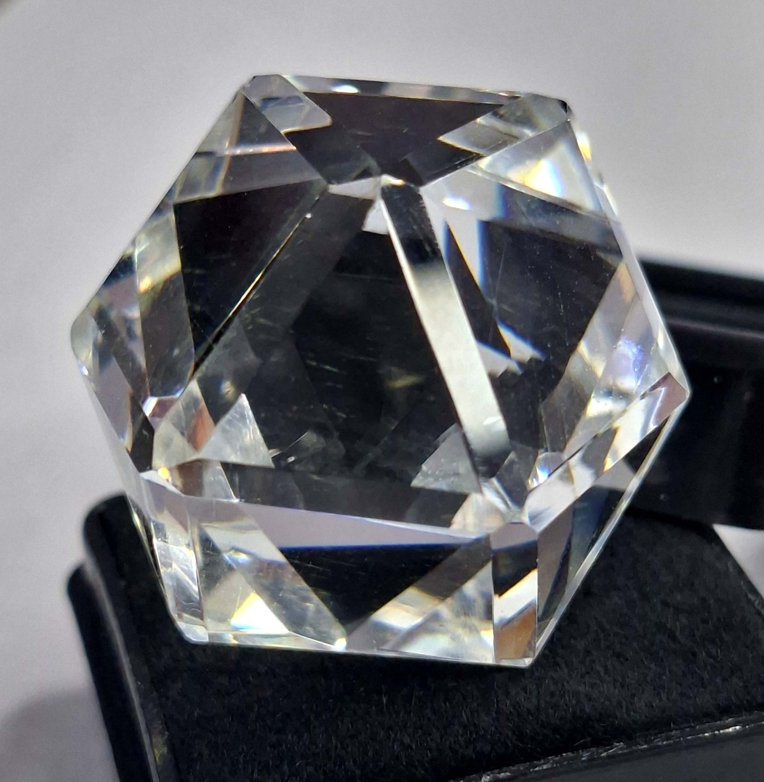 Natural 98-100 Ct Fancy Cut White Topaz Certified Loose Gemstone RK1135