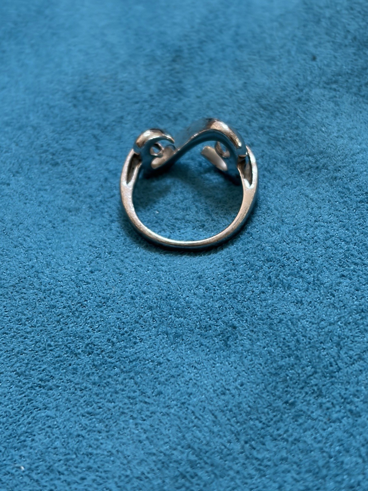 Jane Seymour JWBR Open Heart 925 Sterling Silver Ring Size 6