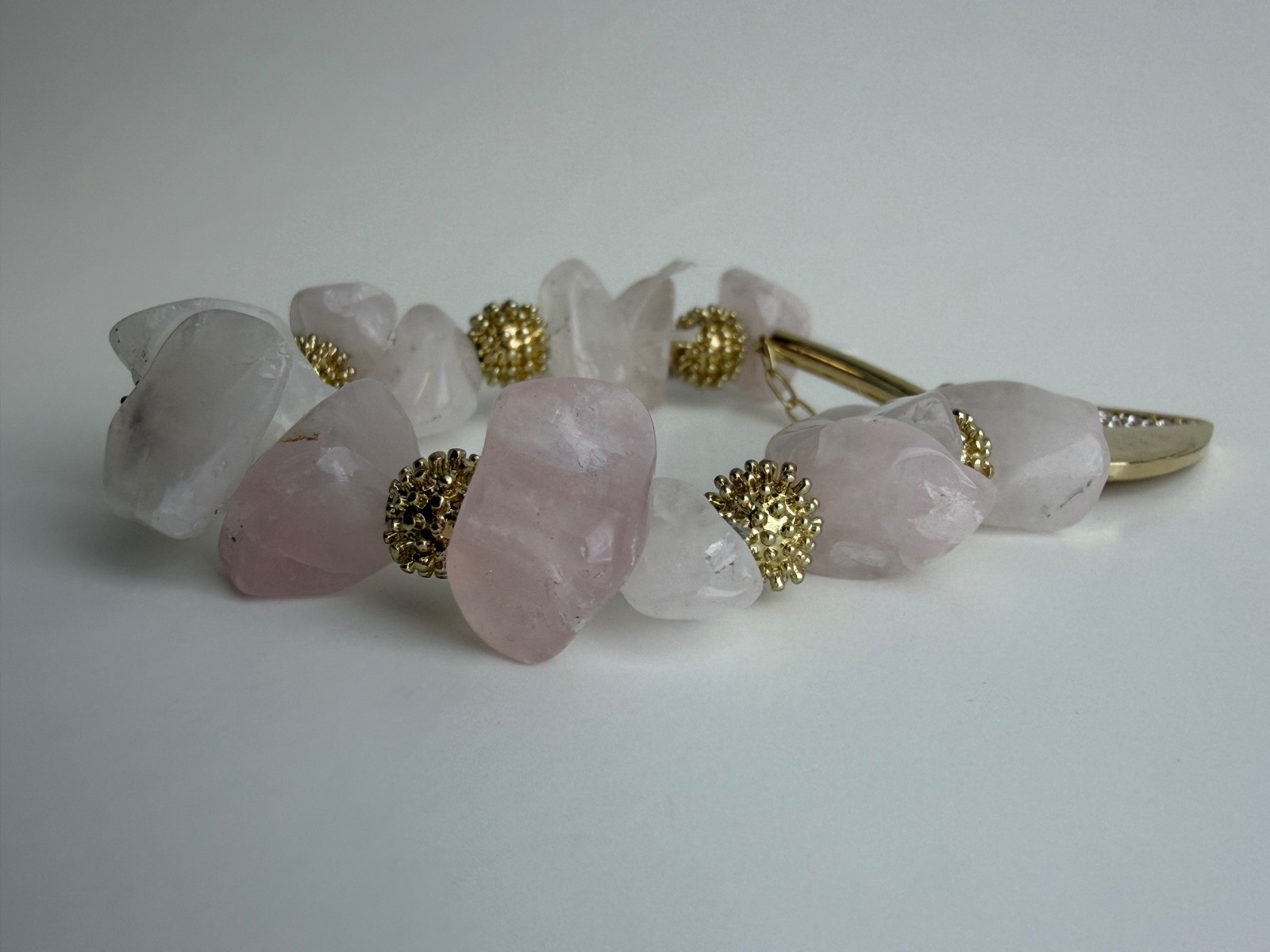 Park Lane “ROSY” Bracelet Quartz w/ Crystals Stretch to Fit Bracelet Reg. $72