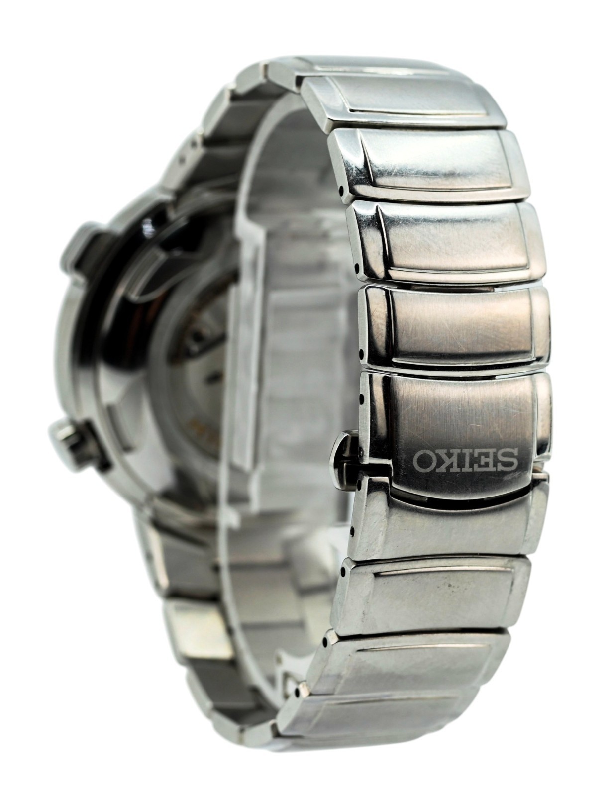 Seiko 42mm Men’s Kinetic Sportura Partenza Chronograph Watch SBXZ001 (9T82-0A10)