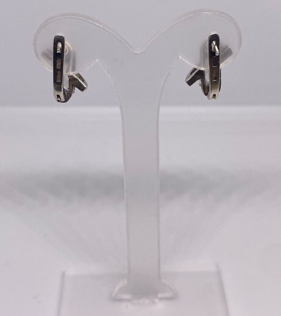 Vintage beautiful earrings Silver 925 Ukraine. Women’s jewelry. Weight 4.0 g.