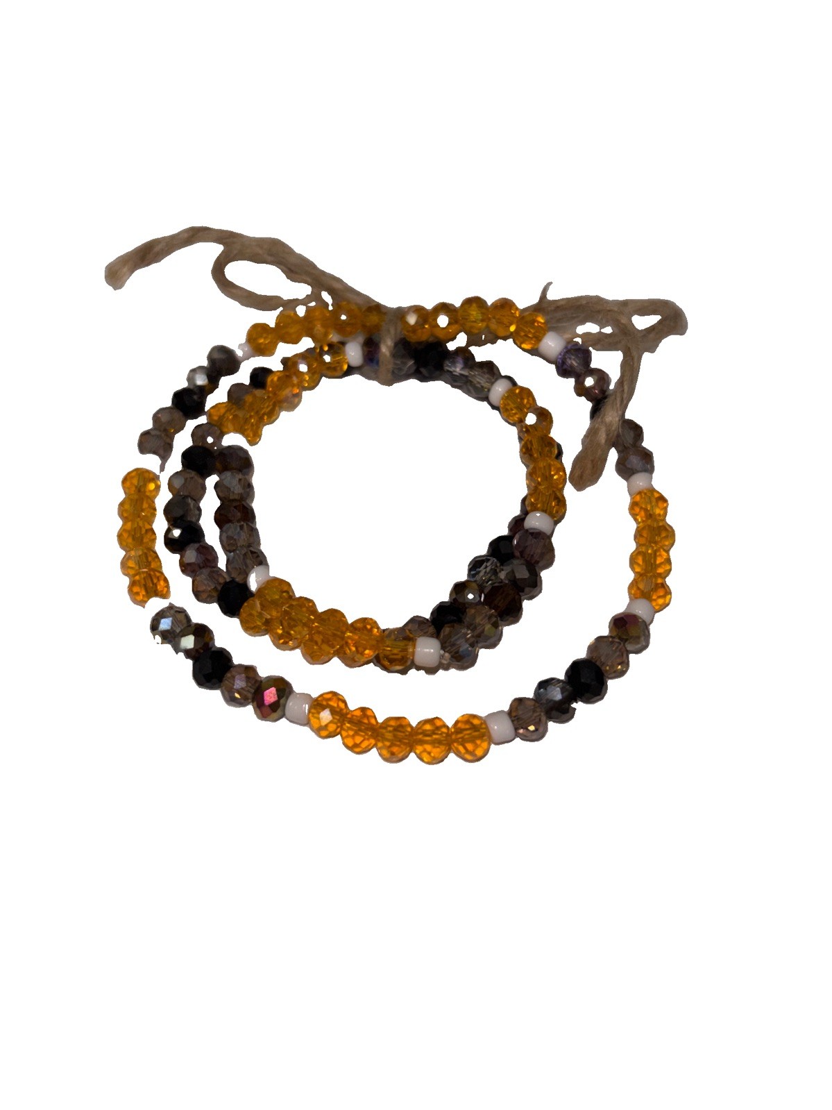 2 Wrist Bracelets and 1 Ankle Bracelet- 3 Piece Sets Handmade