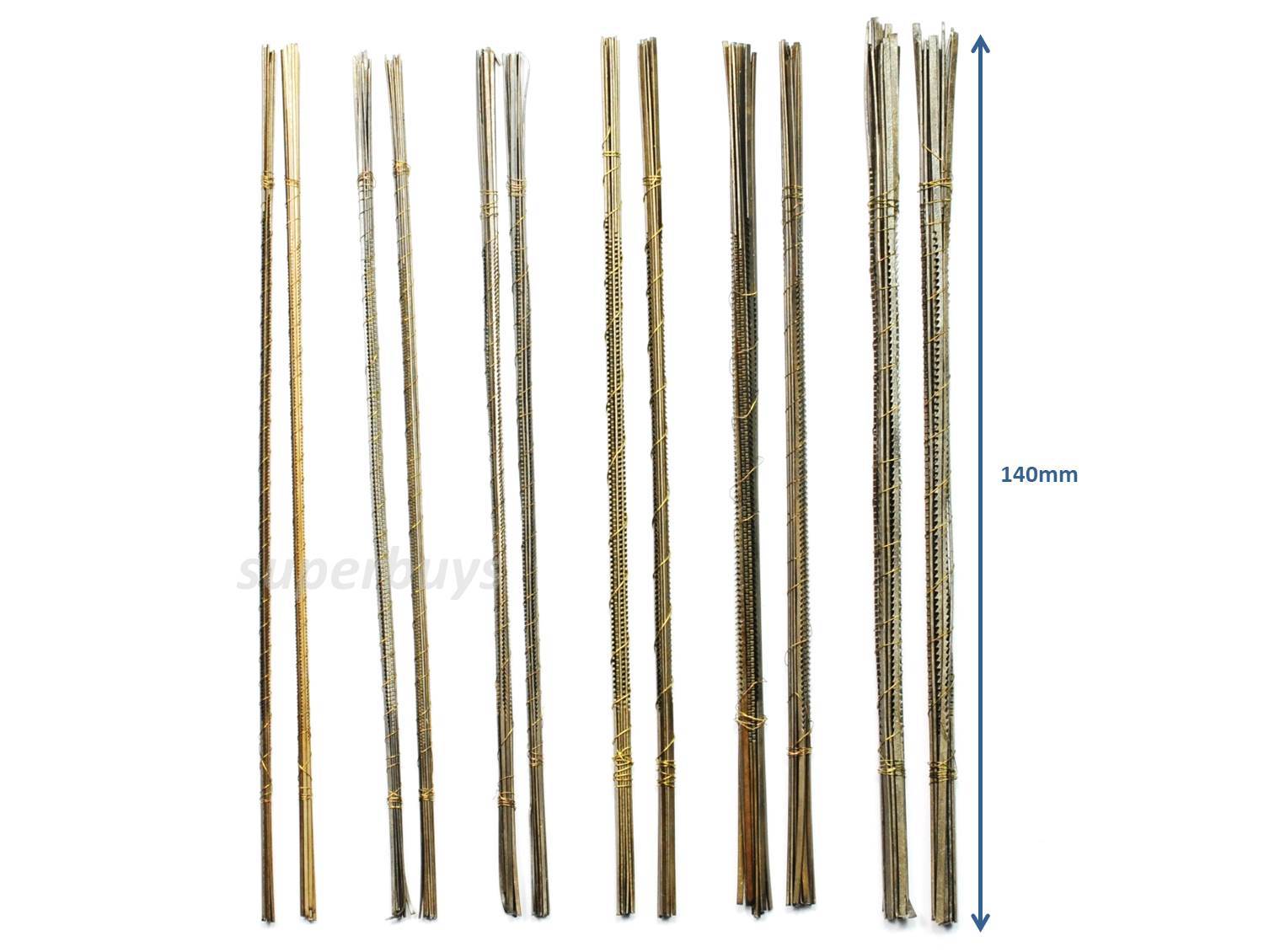 144pc Mix Set Grade 1 to 6 Jeweller Saw Blades For Precise Cutting Sawing Blade