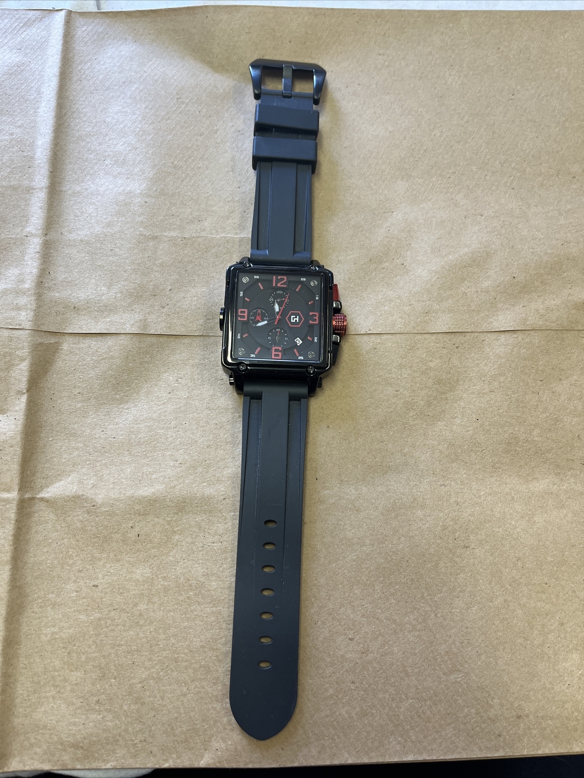 Gear’D Geard The Tank Watch Sapphire Glass Waterproof 100 Feet Excellent Cond.