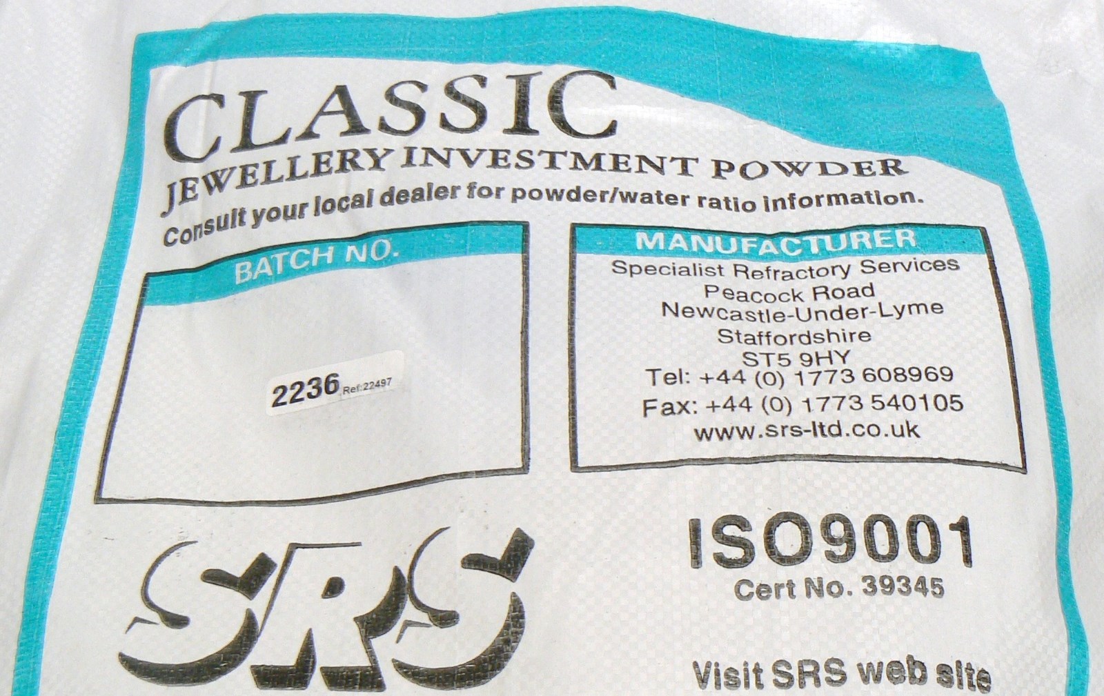Jewelry Casting Powder Lost Wax Casting Of Jewelry 5 Lbs Classic SRS Investment
