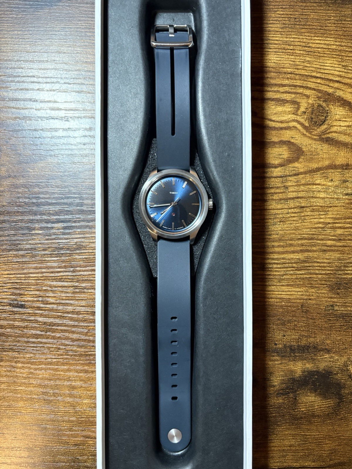 Timex Giorgio Galli S1 Automatic 38mm Atlantic Blue Sunburst Dial Mint Complete