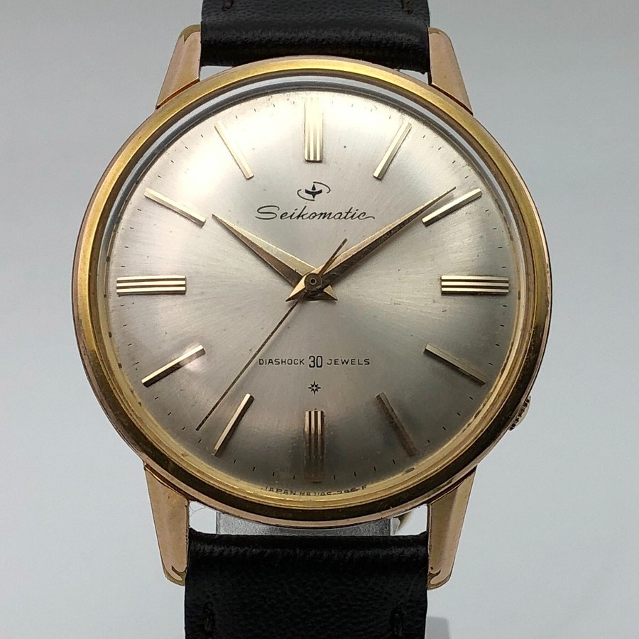 Vintage 1963 SEIKO Seikomatic 30J GOLD FILLED J14074DE Automatic Japan #2627