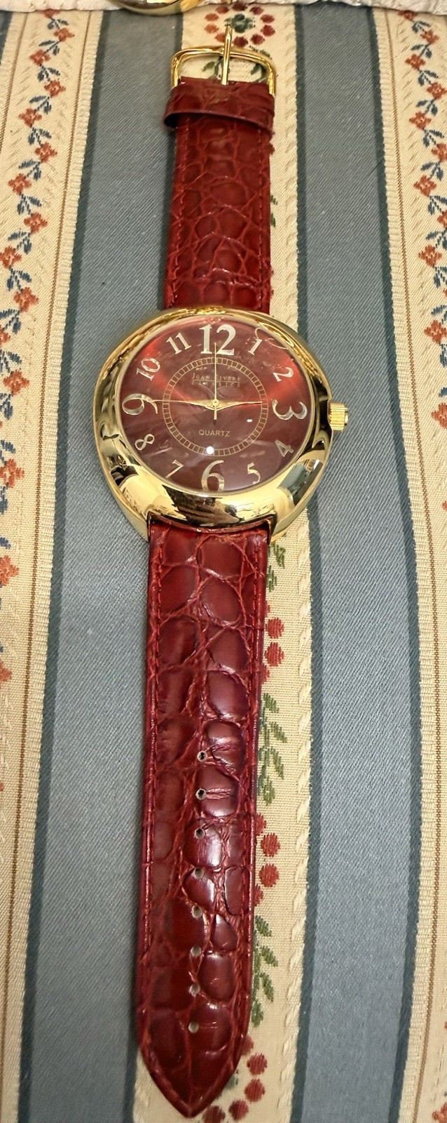Crimson Elegance — Joan Rivers Classics V377 Watch