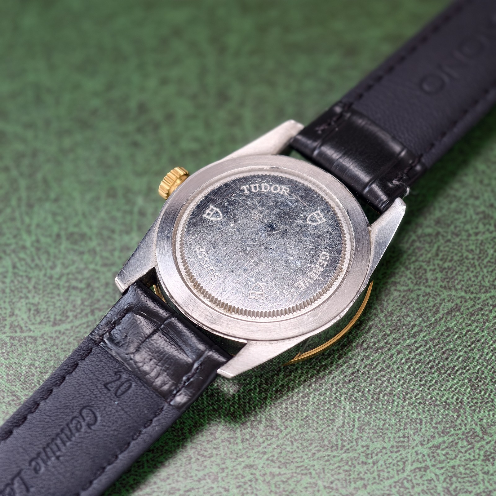 Tudor Black Dial Glamour M55003-0037 Men’s Watch Automatic 35.8mm Date Gilding