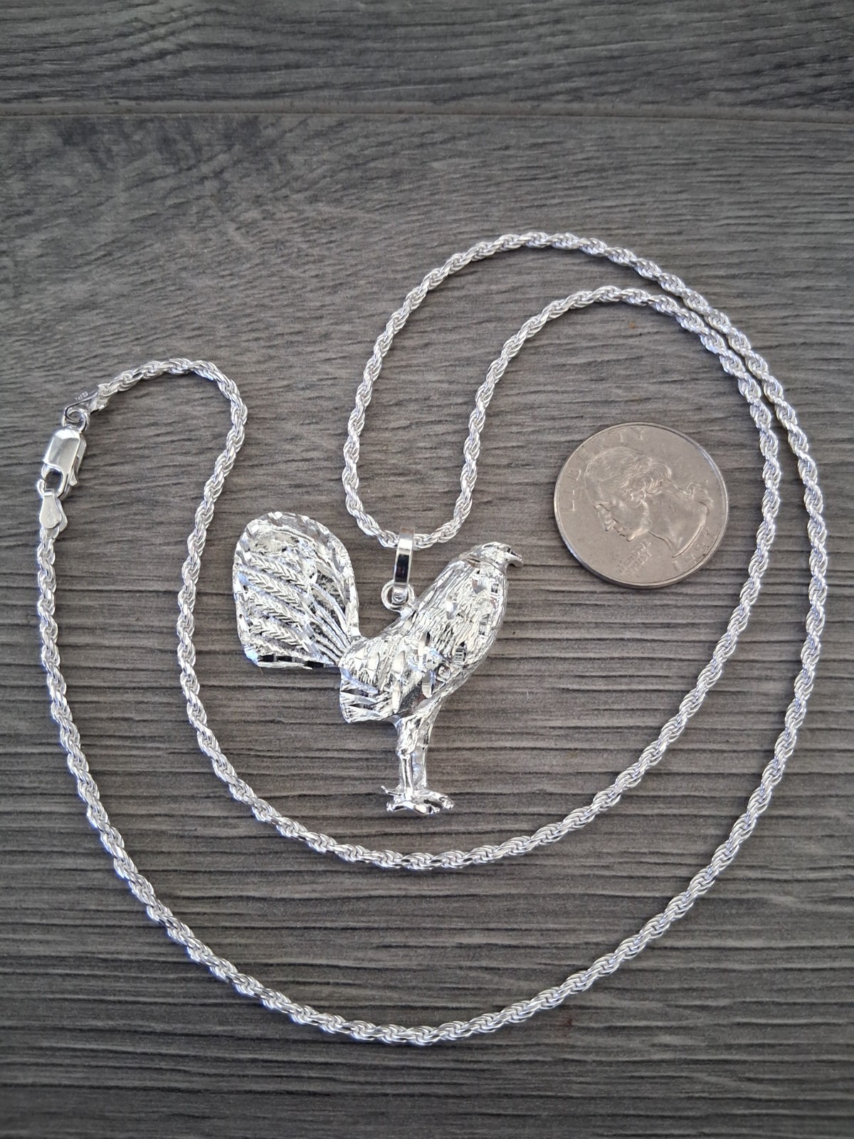 cadena y gallo plata 925 24″ de larga 2.5mm anchor plata marcada