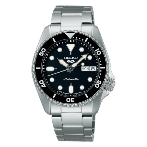 SEIKO 5 SPORTS SBSA225 SKX Mid-size “Sports Style” Black Dial Men’s Watch