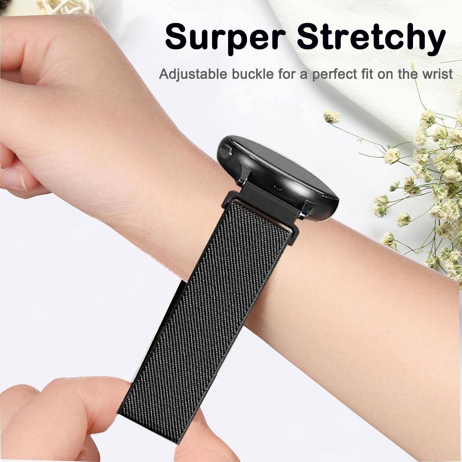 5 Pack Stretchy Watch Bands for Amazfit Bip 6/ Bip 5/GTR 4/GTR 3 Pro/Gtr 3/GTR