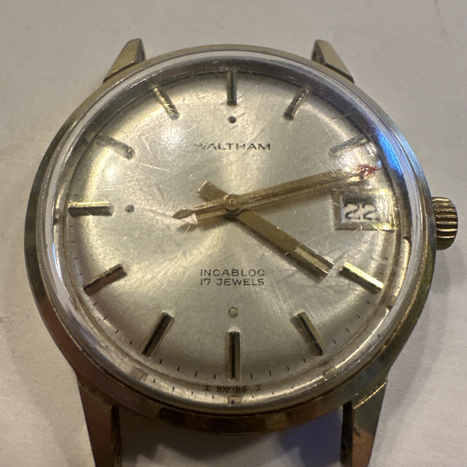 Rare Vintage Waltham Men’s watch (self winding incabloc 17 jewels) WORKS.