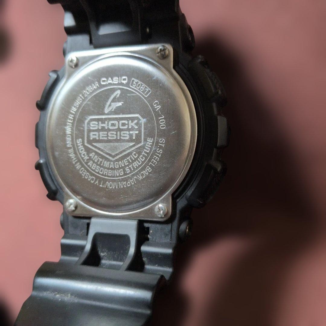 CASIO G-SHOCK GA-100 5081 Analog-Digital Watch