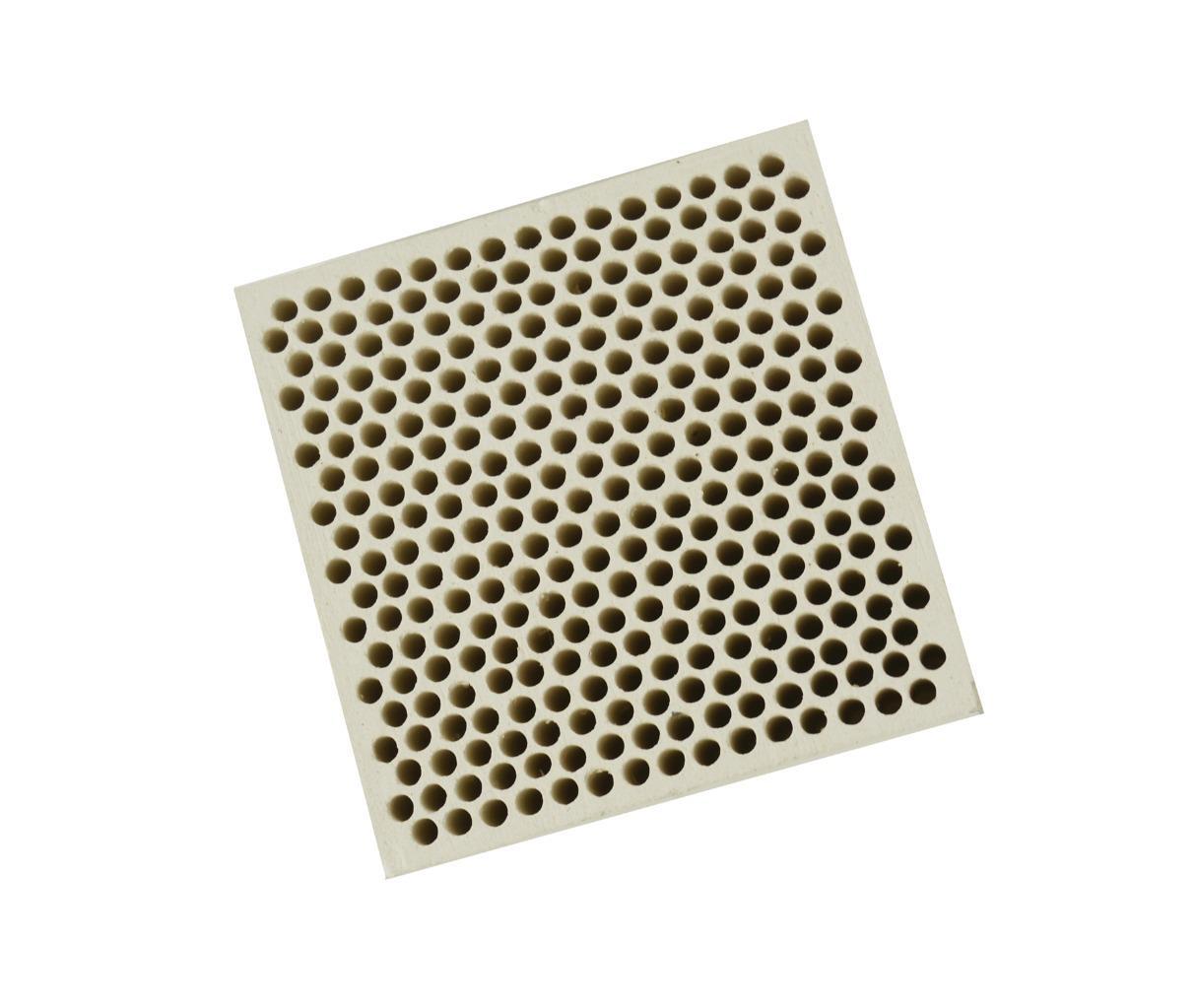 Honeycomb Ceramic Solder Block Square 294 Holes (2 mm) 50 mm x 50 mm x 20 mm