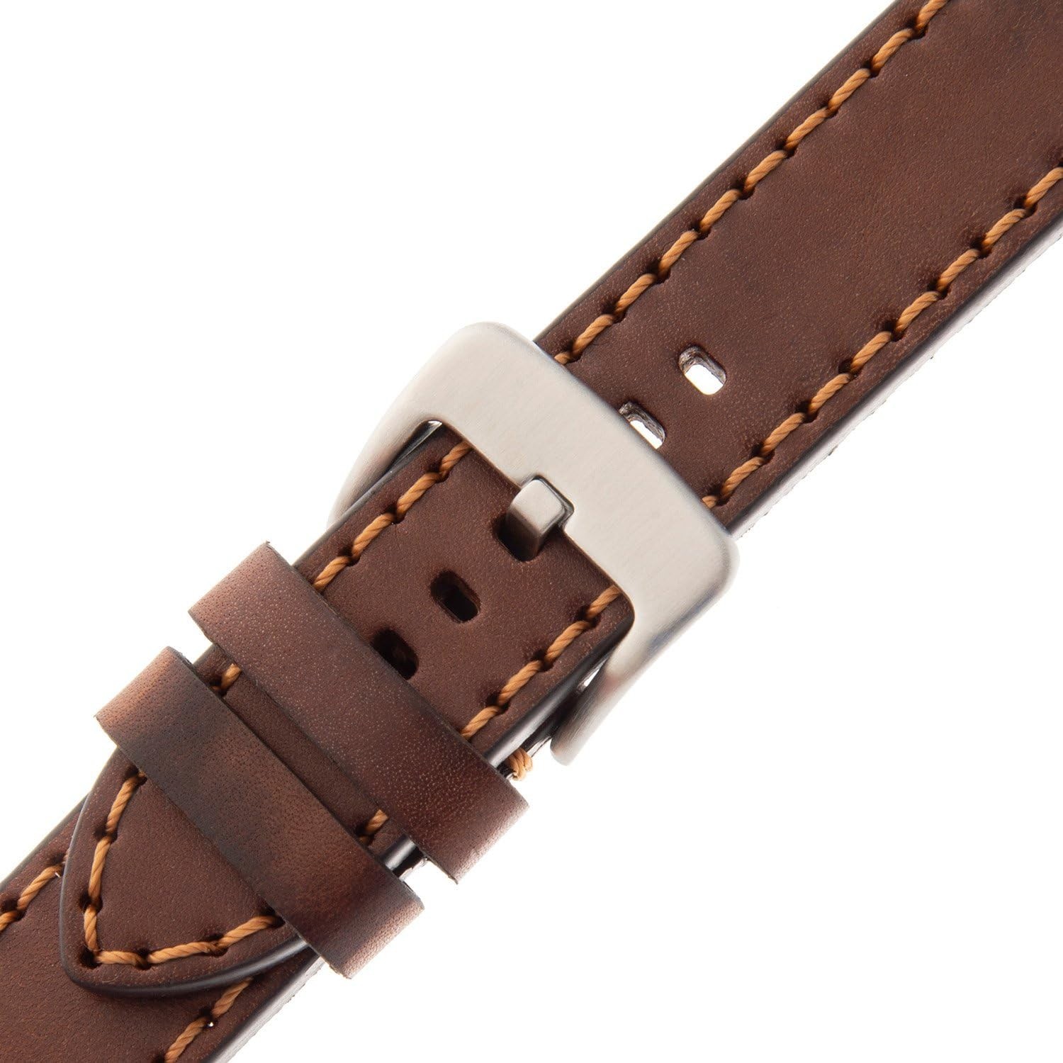 18-28mm Gents Thick and Heavy Sport Calfskin Leather Watch Strap TS62