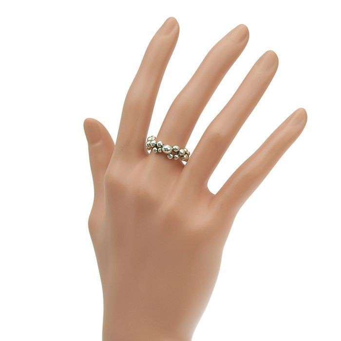 Georg Jensen Moonlight Grape Band Ring Sterling Silver 925 US Size 3.75