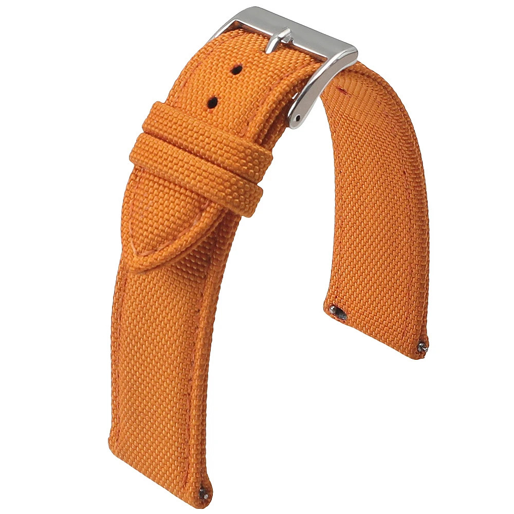 18Mm 19Mm 20Mm 21Mm 22Mm 24Mm Waterproof Sailcloth Watch Strap Two-Sided Nylon W