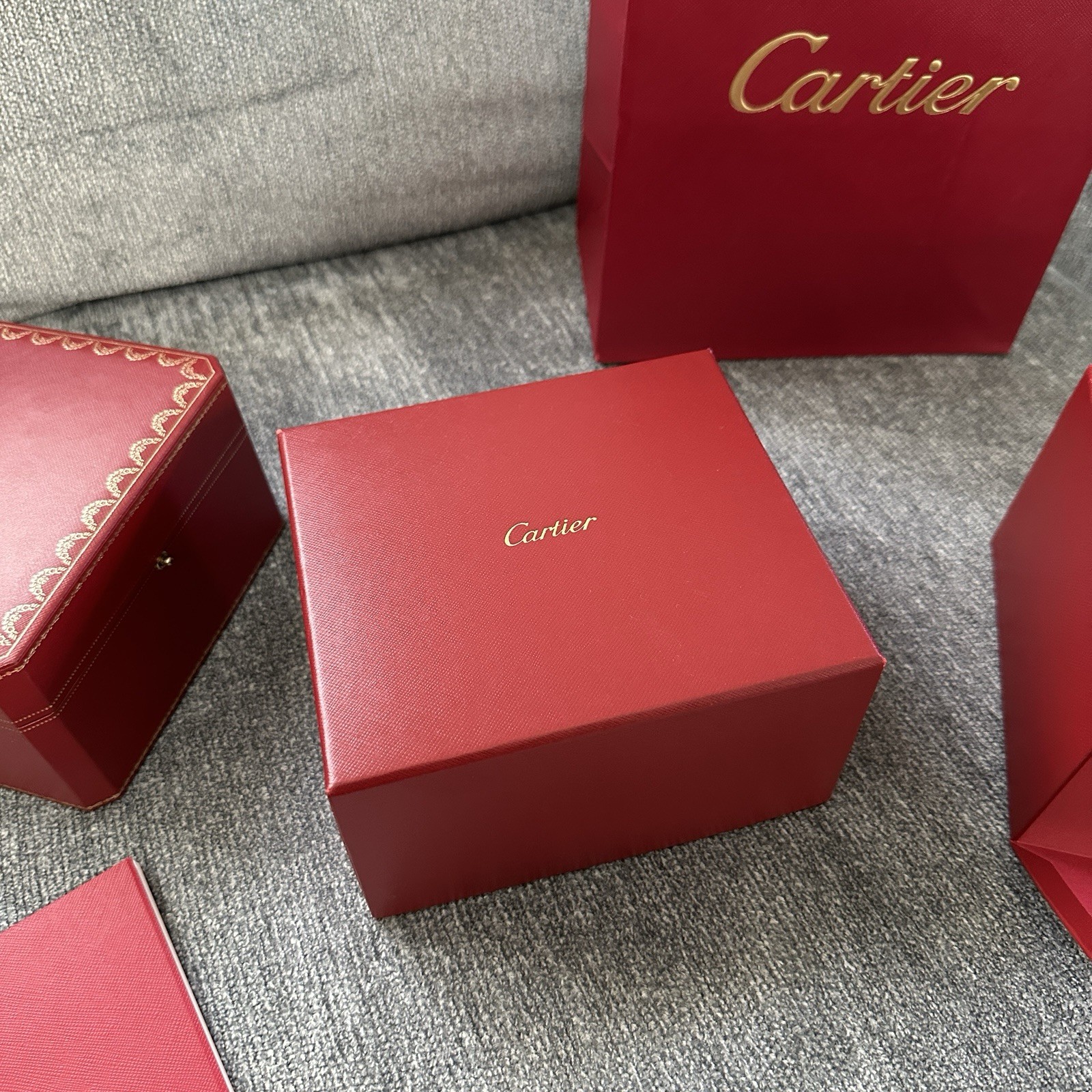 Cartier Storage Box Watch Case Full Set Included