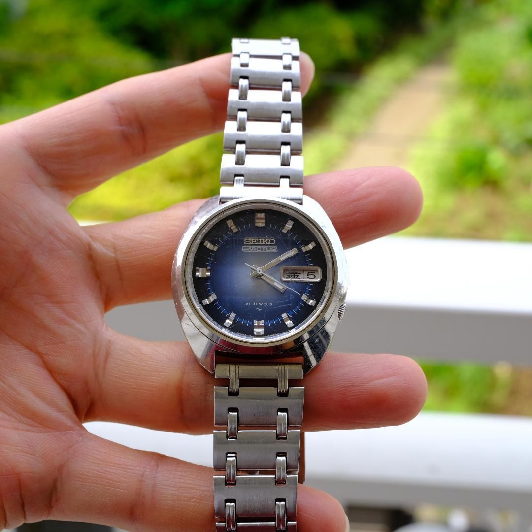 Working SEIKO 5 ACTUS Automatic Watch 21 Stone