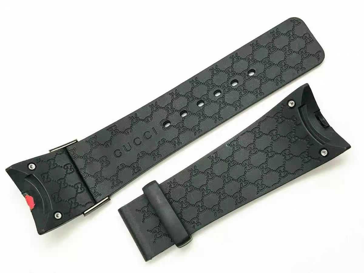26MM Fit For I-Gucci Digital Men’s Watch YA114207 Rubber replacement Watch Strap