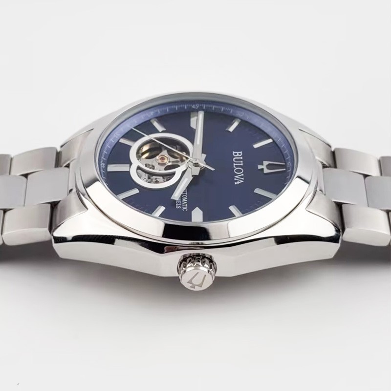 Bulova Surveyor 96A275 Automatic Men’s watch Blue Dial Stainless Steel 42mm