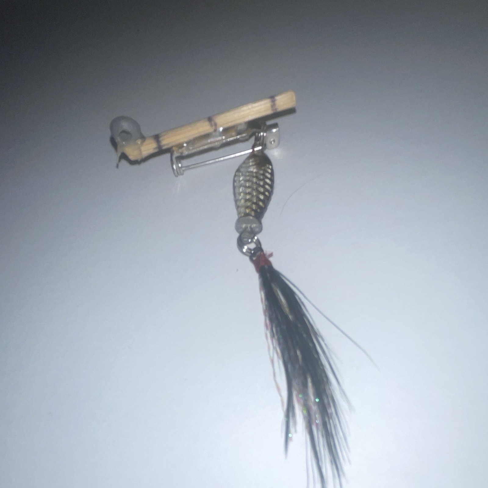 Fishing Lure Brooch Handmade Unisex Pin Brooch