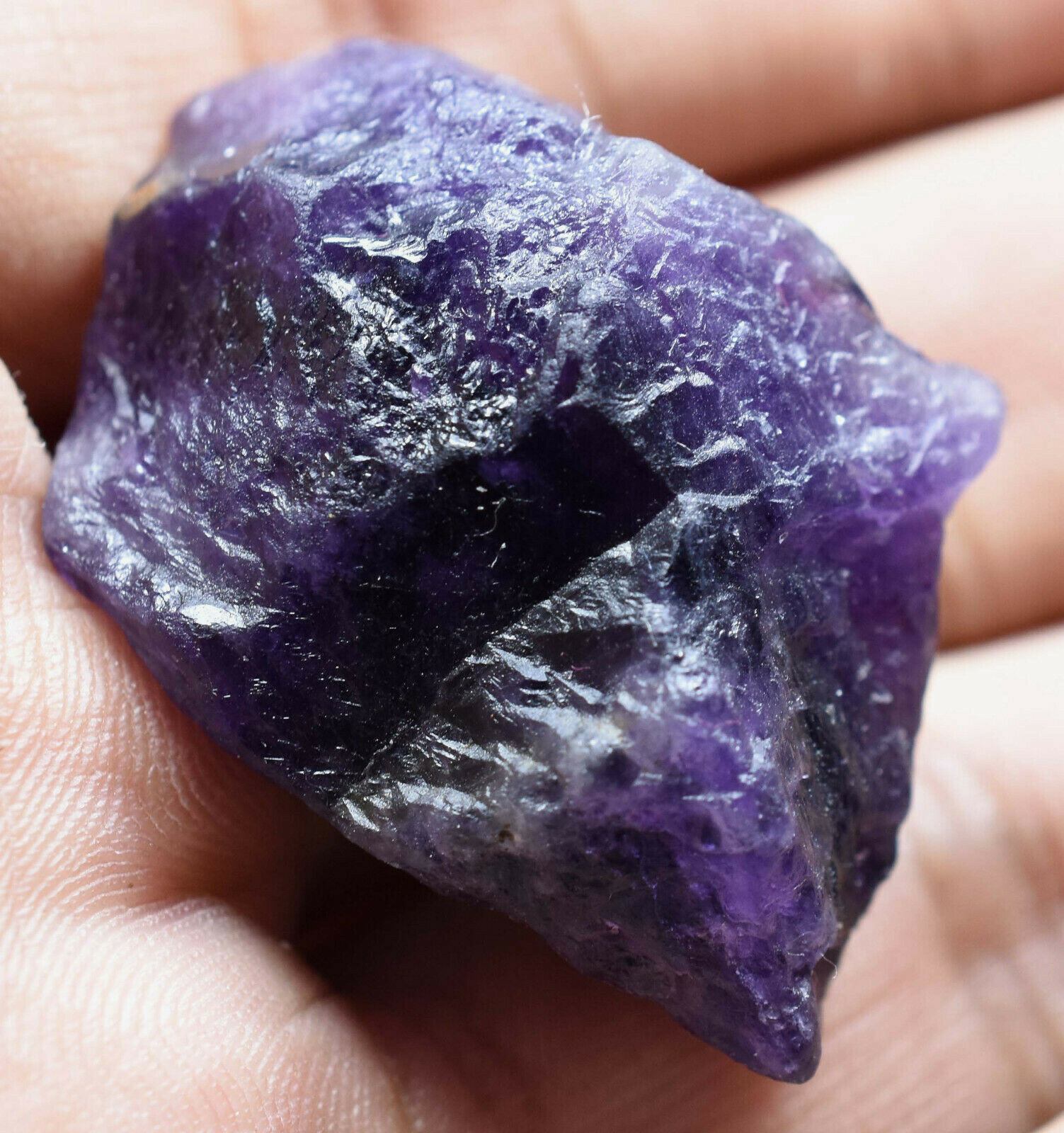 Deep Purple African Amethyst 72.85 Ct Specimen AAA+ Quality Natural Rough