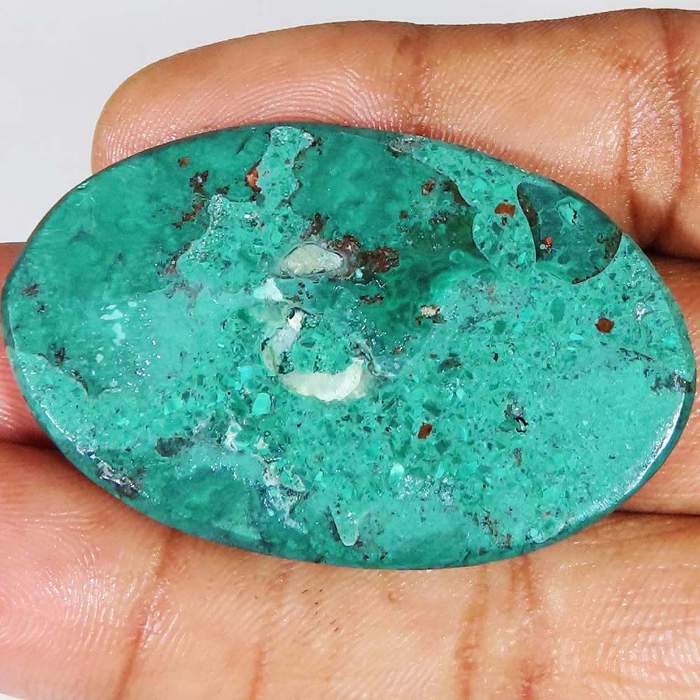 100.00 Cts Natural Green MALACHITE Oval Cabochon Top Gemstone 30x49x5 mm FD777