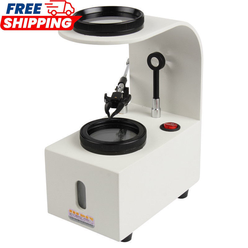 Tabletop Jewelry Polariscope Desktop Magnifier Gem Identification Tool +Gem Clip
