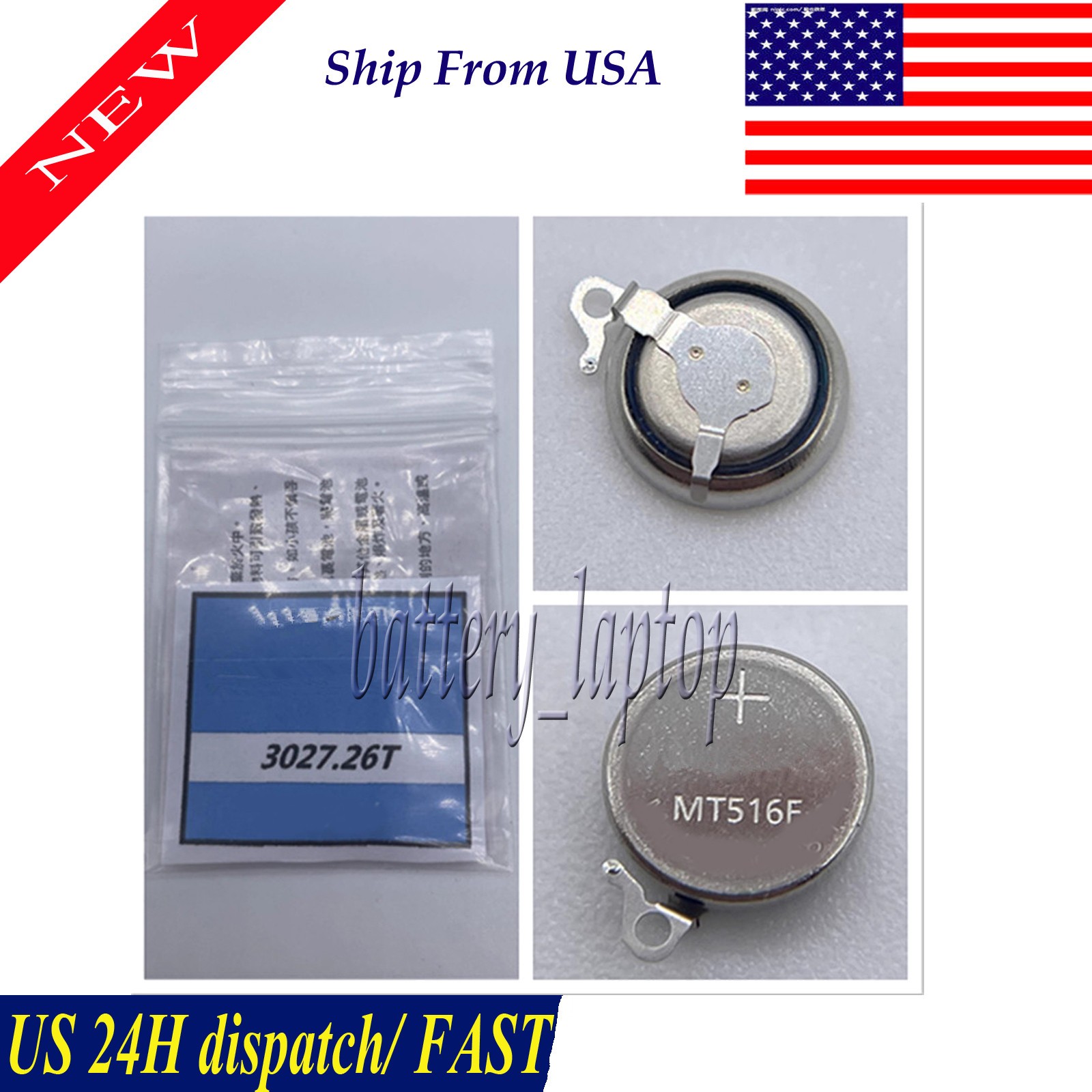 1PC For V110 V114 V115 V116 V117 Solar Watch Capacitor Battery MT516F