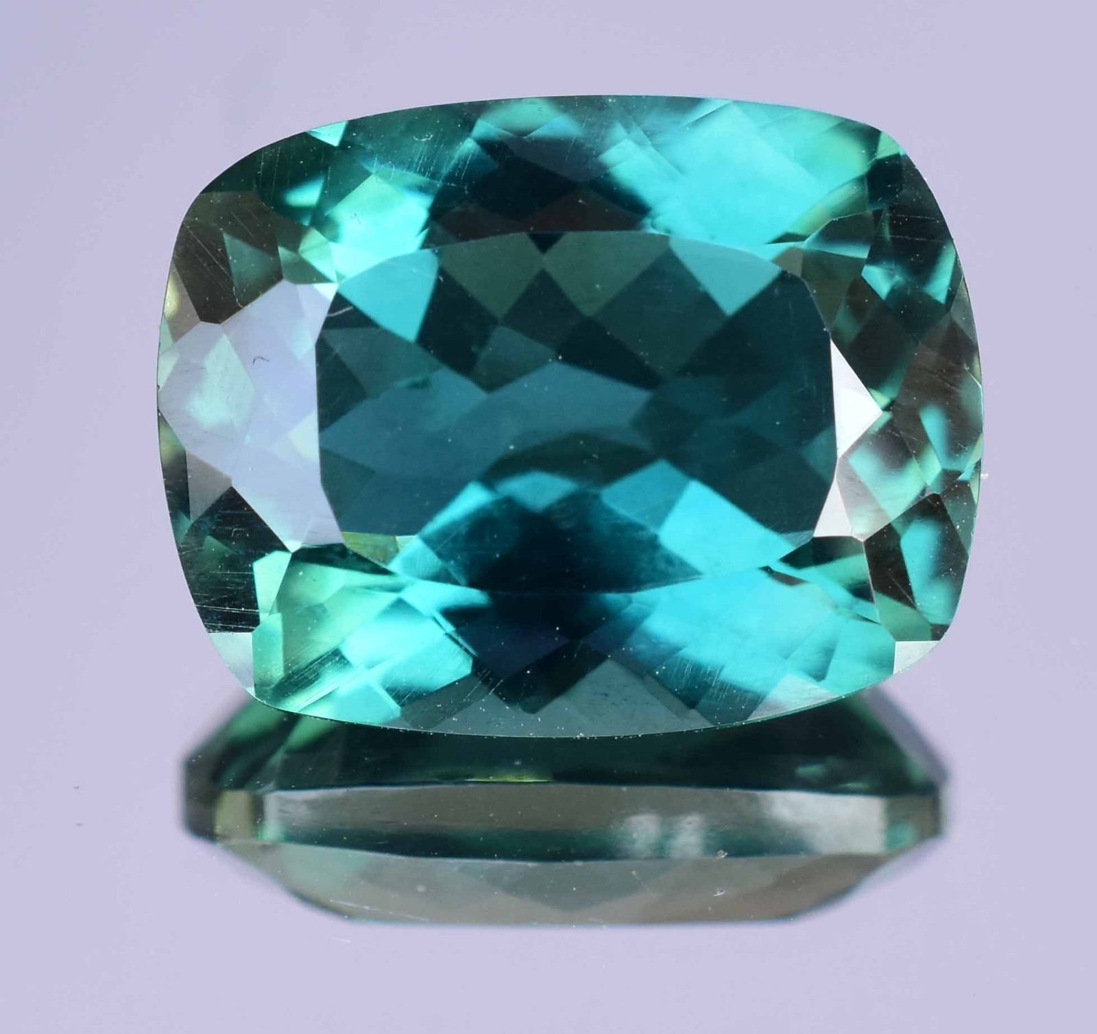 Natural Paraiba Tourmaline 20.25 Ct Greenish Neon Blue Copper Certified Gemstone