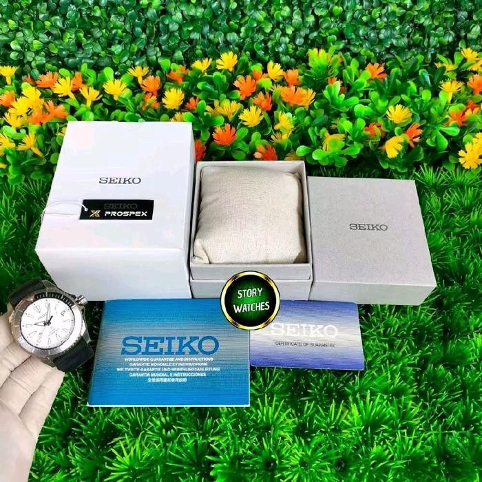 RARE SEIKO Shogun SPB191 SPB191J1 Titanium Full White Albino Prospex Diver Watch