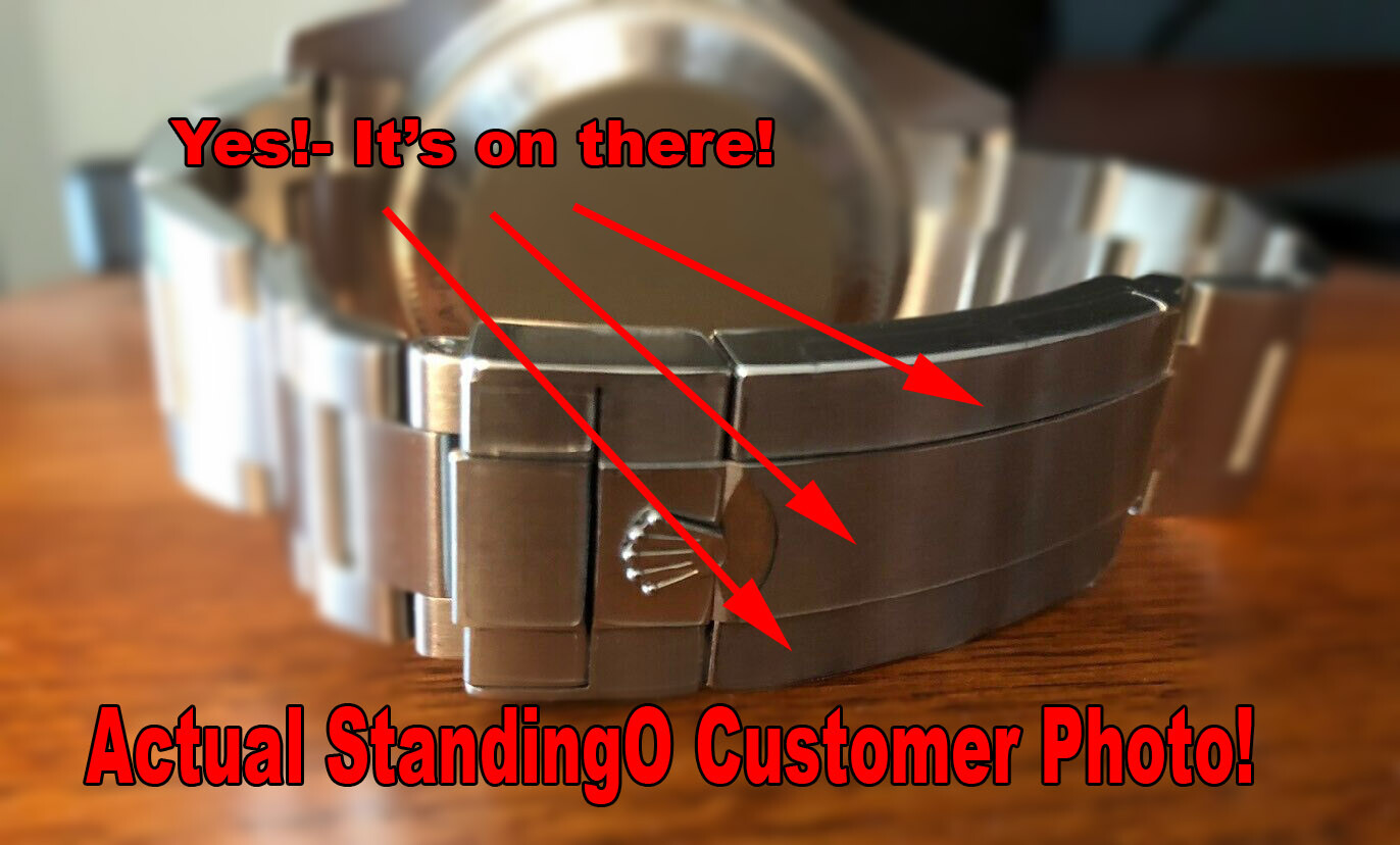 Protector Compatible w/Rolex Explorer 216570 Crystal Bezel Clasp Sides Back x2