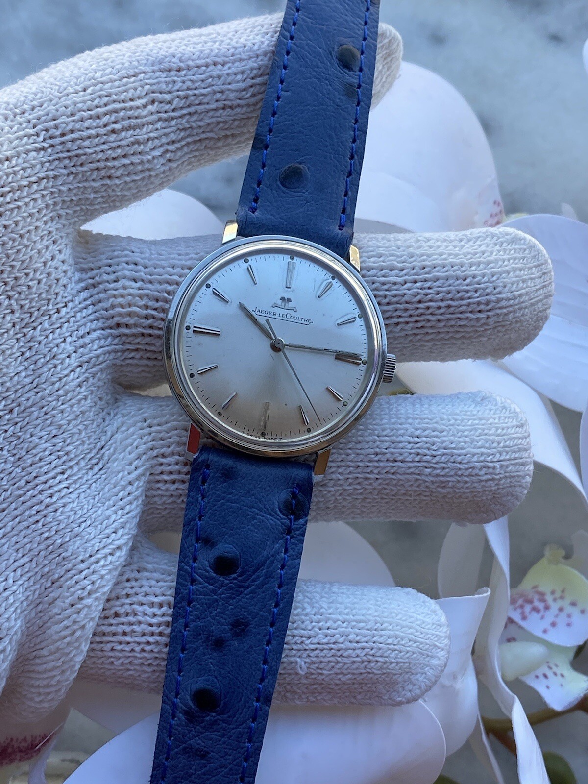 Jaeger Le Coultre Watch E20004 Manual Cal.K885 Mens 34mm Swiss Made