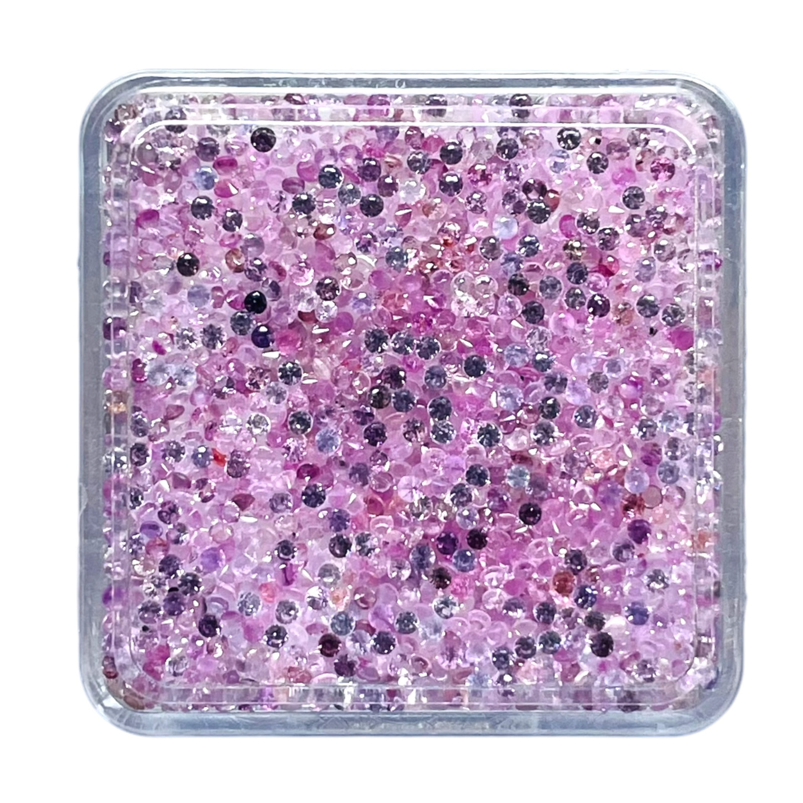 500 Pcs Natural Pink Sapphire 1mm Round Cut Loose Gemstones Wholesale Lot
