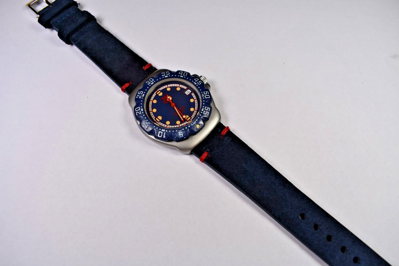 TAG Heuer Formula 1 Professional 200M WA1214 Blue Unisex Watch NEW BATTERY!