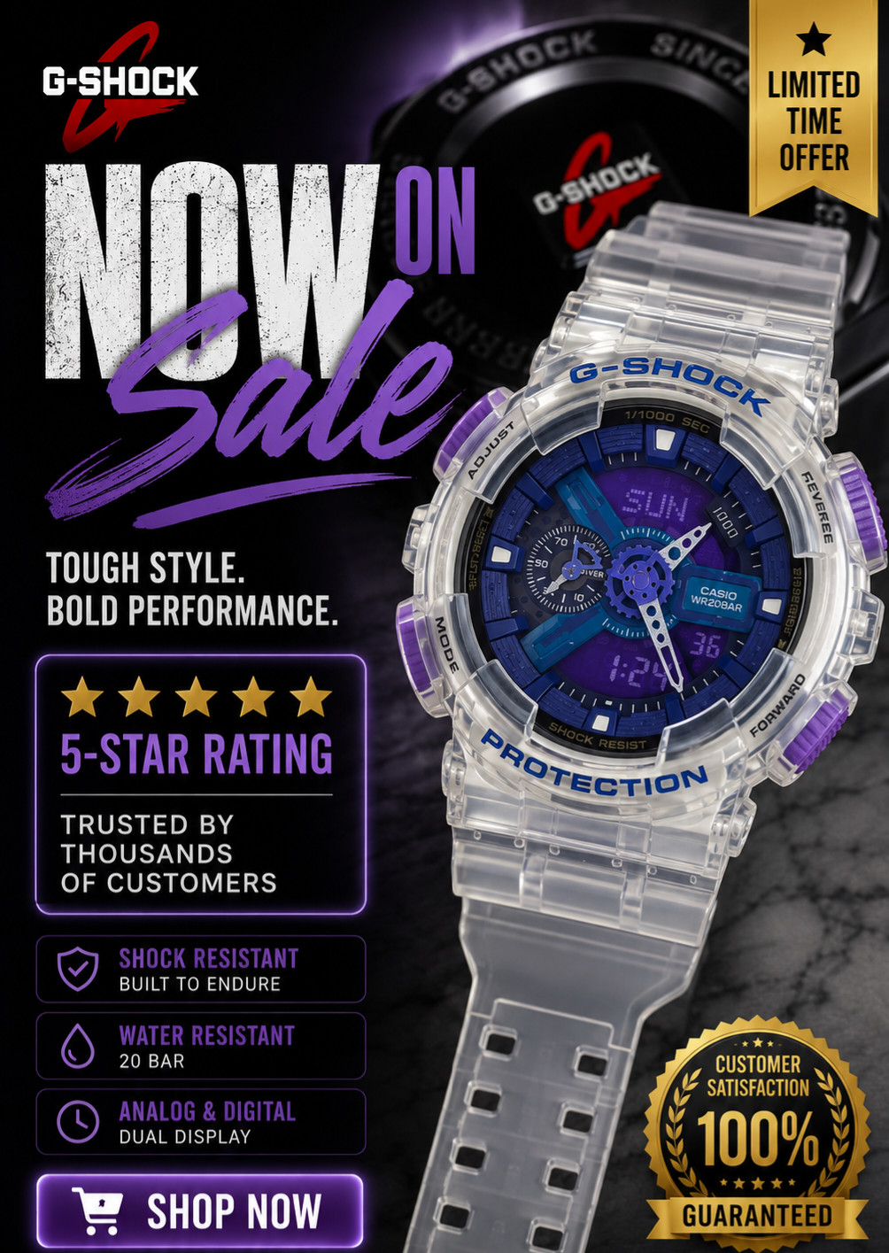 Casio G-Shock Unisex Watch 48mm NEW WITH BOX