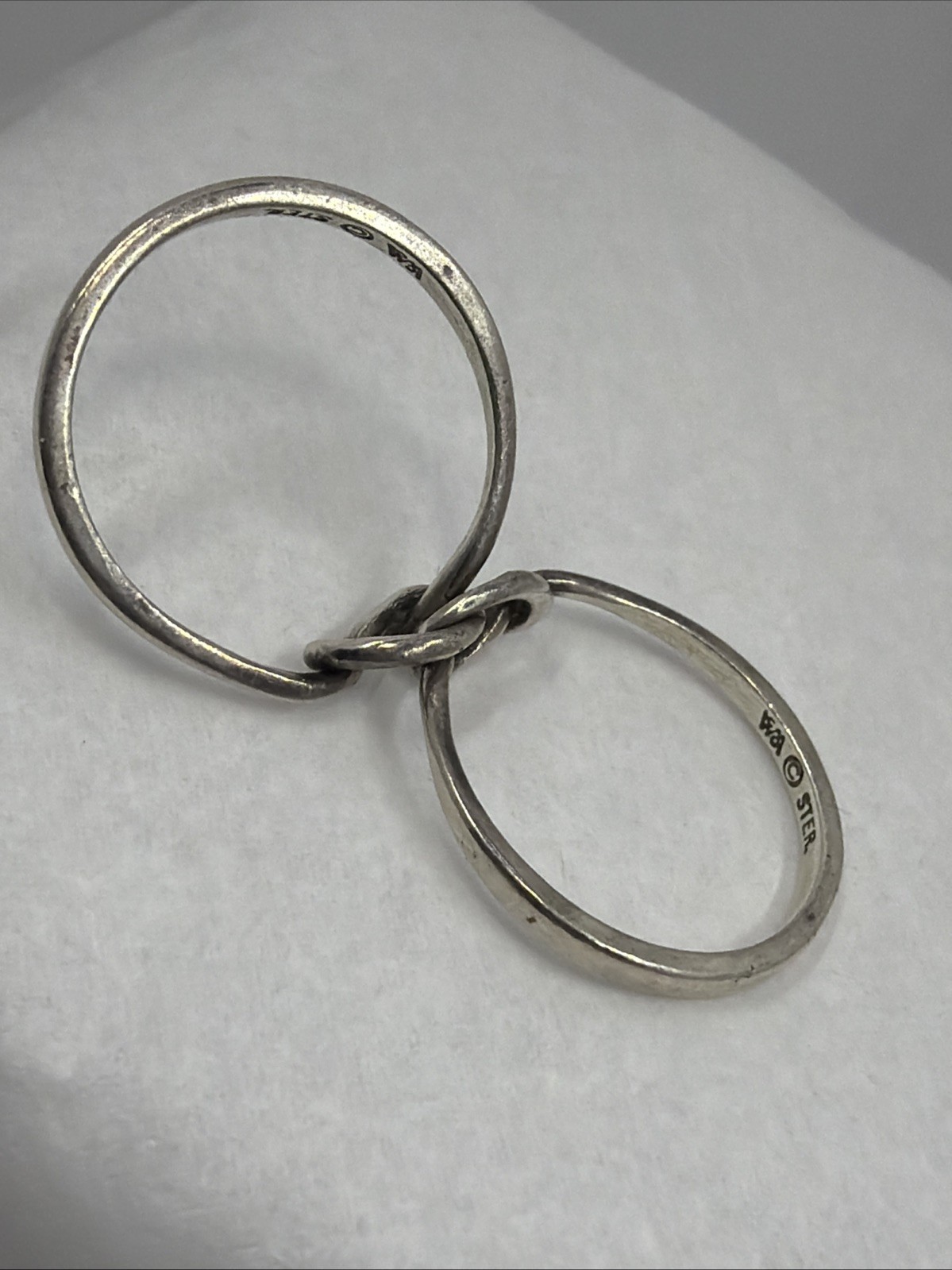 Vintage Wheeler Manufacturing Double Knot Ladies Ring 925 Sterling Silver Size 6