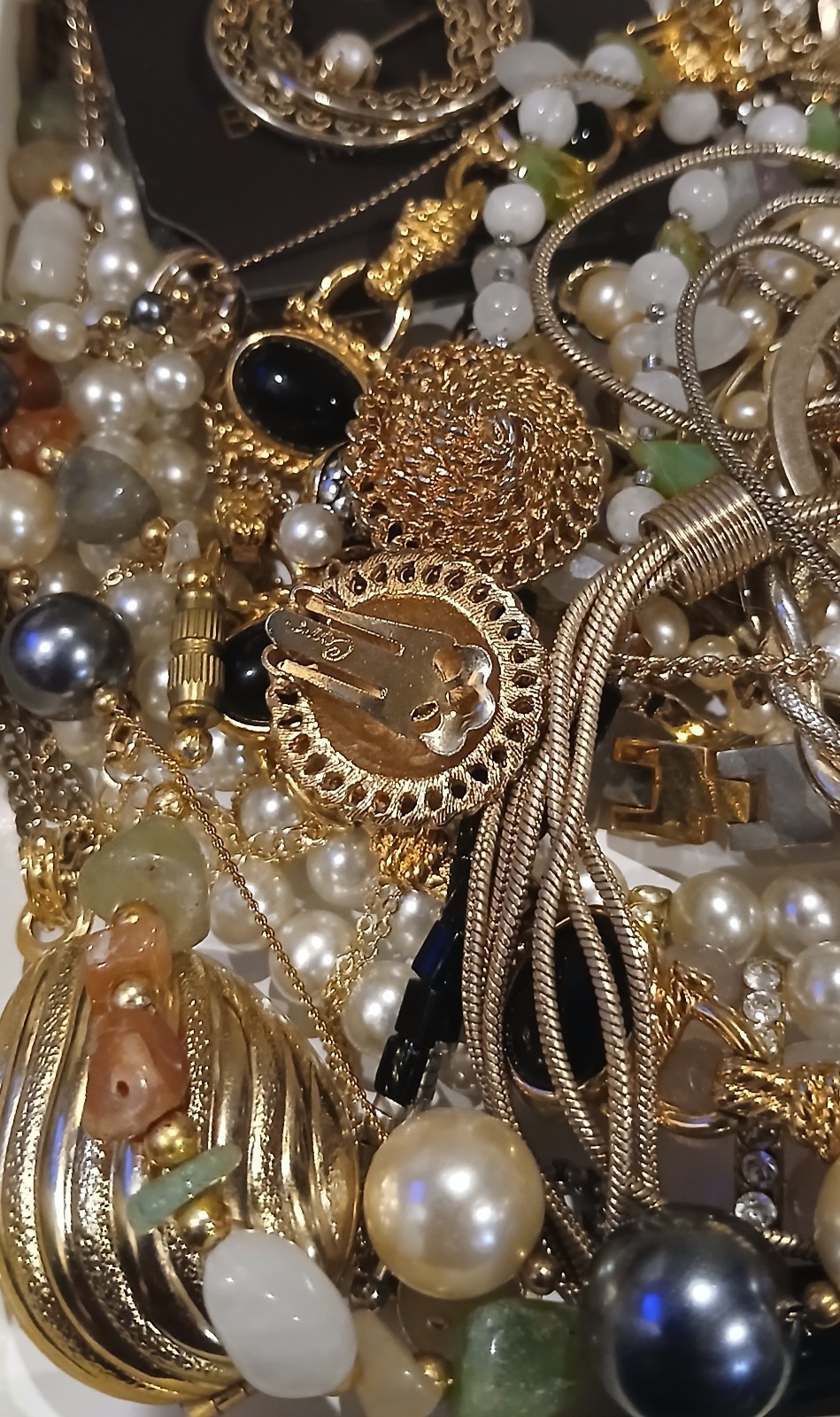 Gold-tone Mixed Jewelry Lot