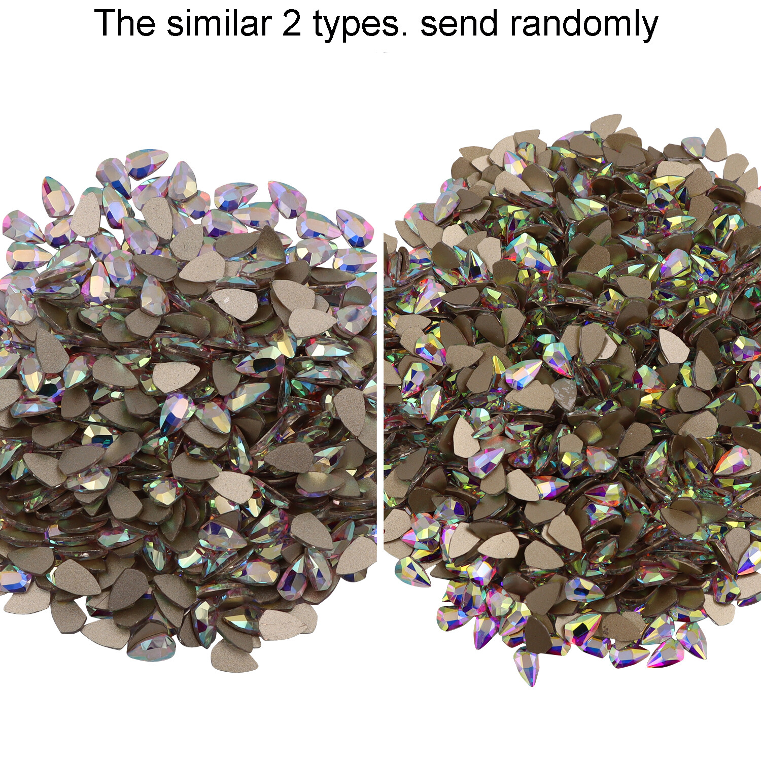 Crystal Flat Back Nail Art Glitter Rhinestone Glass Strass Manicure Tips Charms