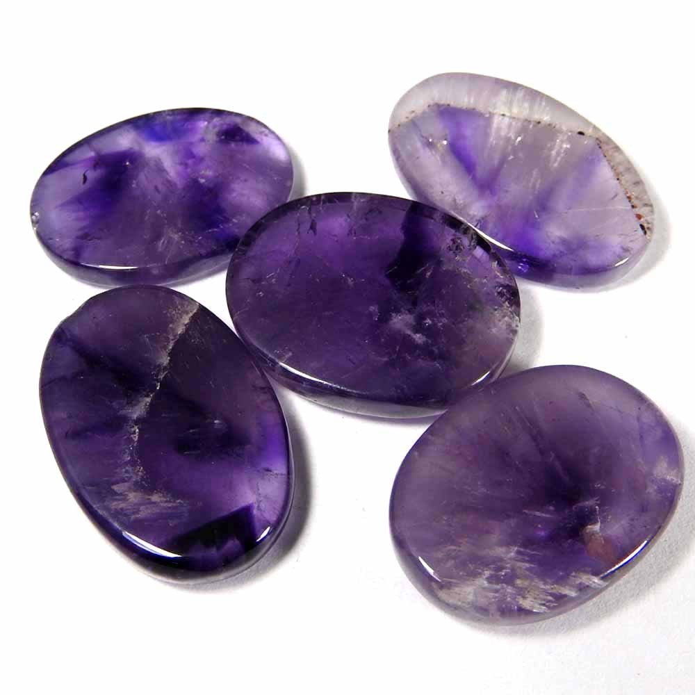 151.05CtsNatural Star Deep Purple Amethyst Oval Cabochon Lot Loose Gemstone