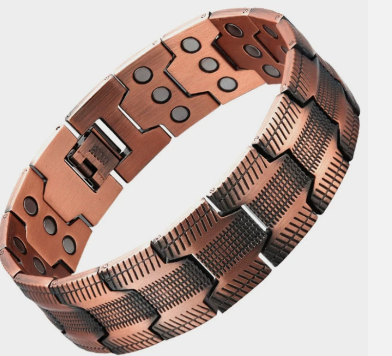 Ultra Strength Magnetic Copper Bracelet Vintage Copper Men’s Therapy Energy