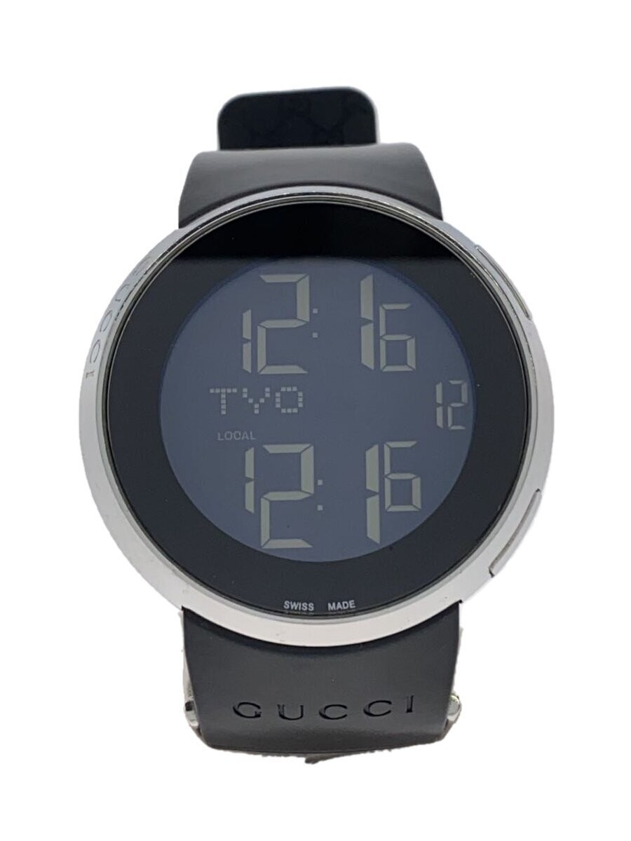 GUCCI DIGITAL Display 114-2 Black Unisex Wristwatch