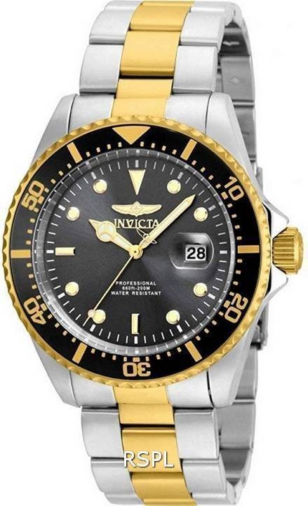 Invicta Pro Diver Quartz Stainless Steel Grey Dial INV22057 200M Men’s Watch