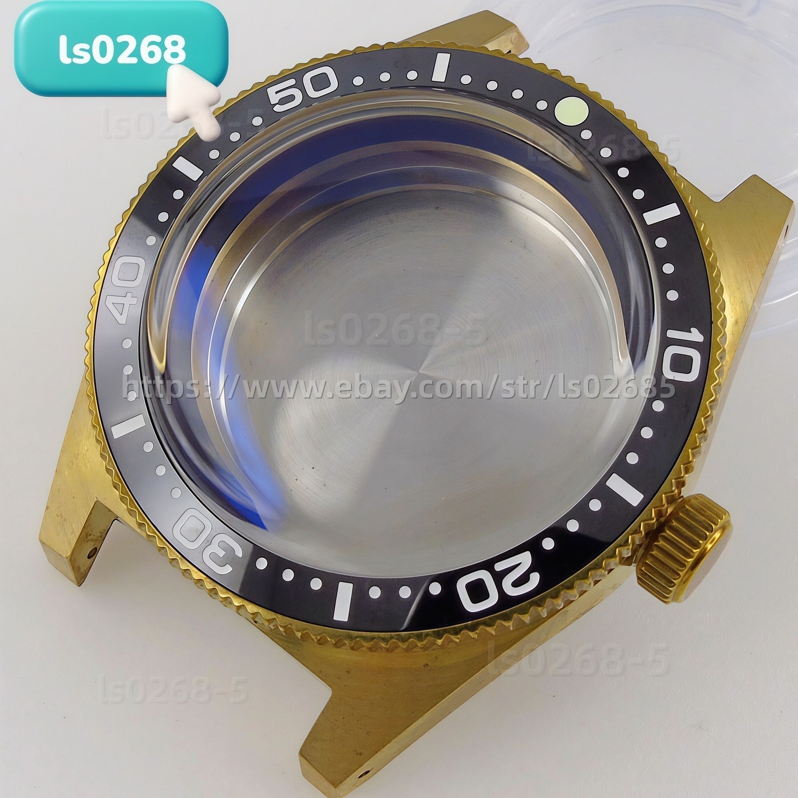 41mm Diver Watch Case Fit NH35 NH36 30ATM Waterproof Sapphire Glass