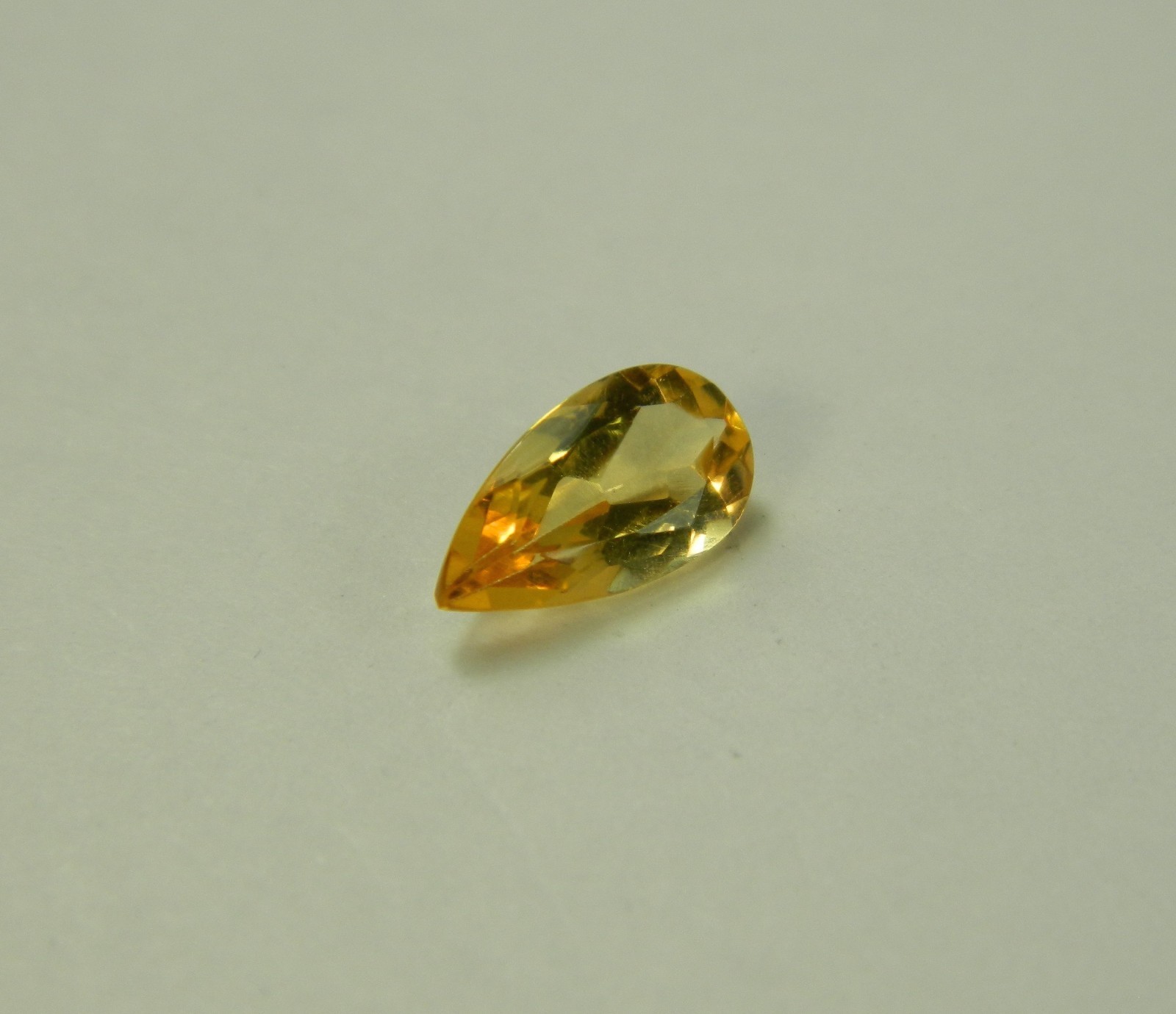 Imperial Topaz 1.27 Ct Clarity VVS Pear Cut Natural Golden Brazil I216