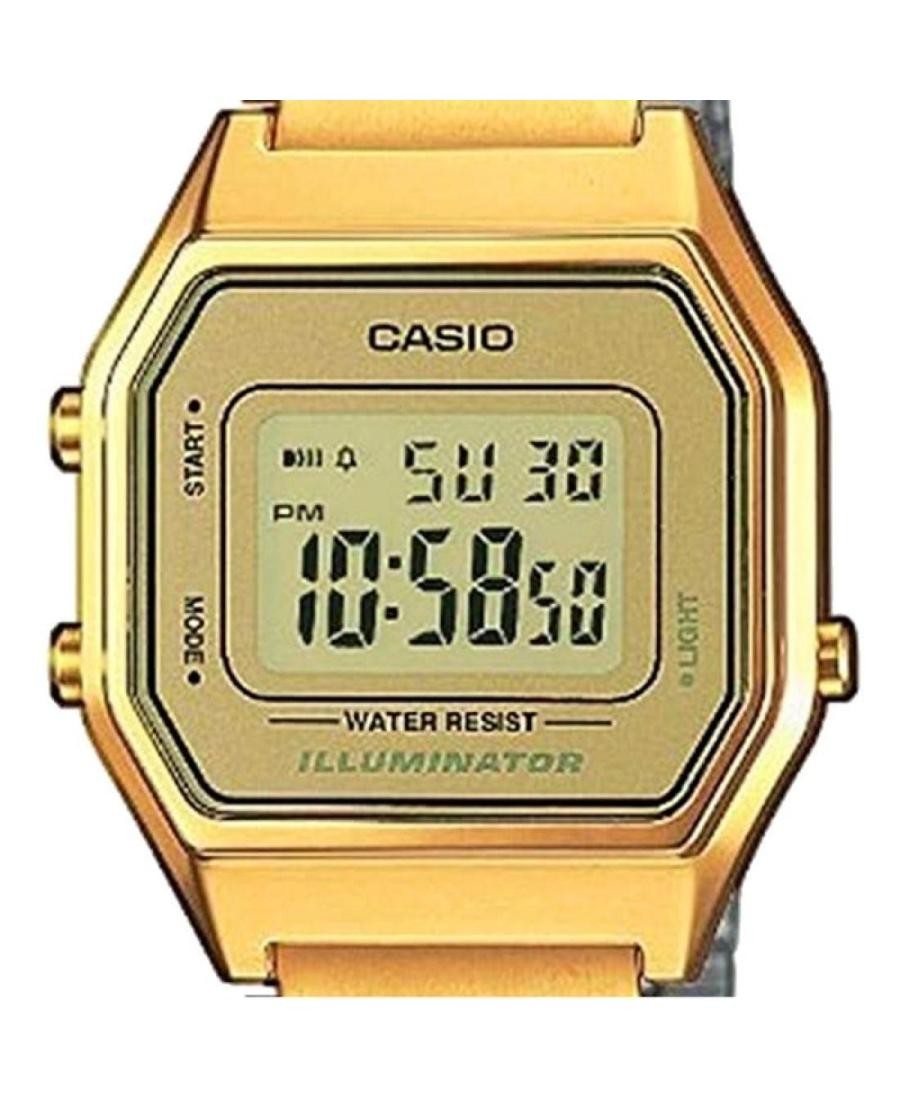 CASIO Women Digital Quartz Casual Watch Classic Dress Golden Dial Waterproof Rec