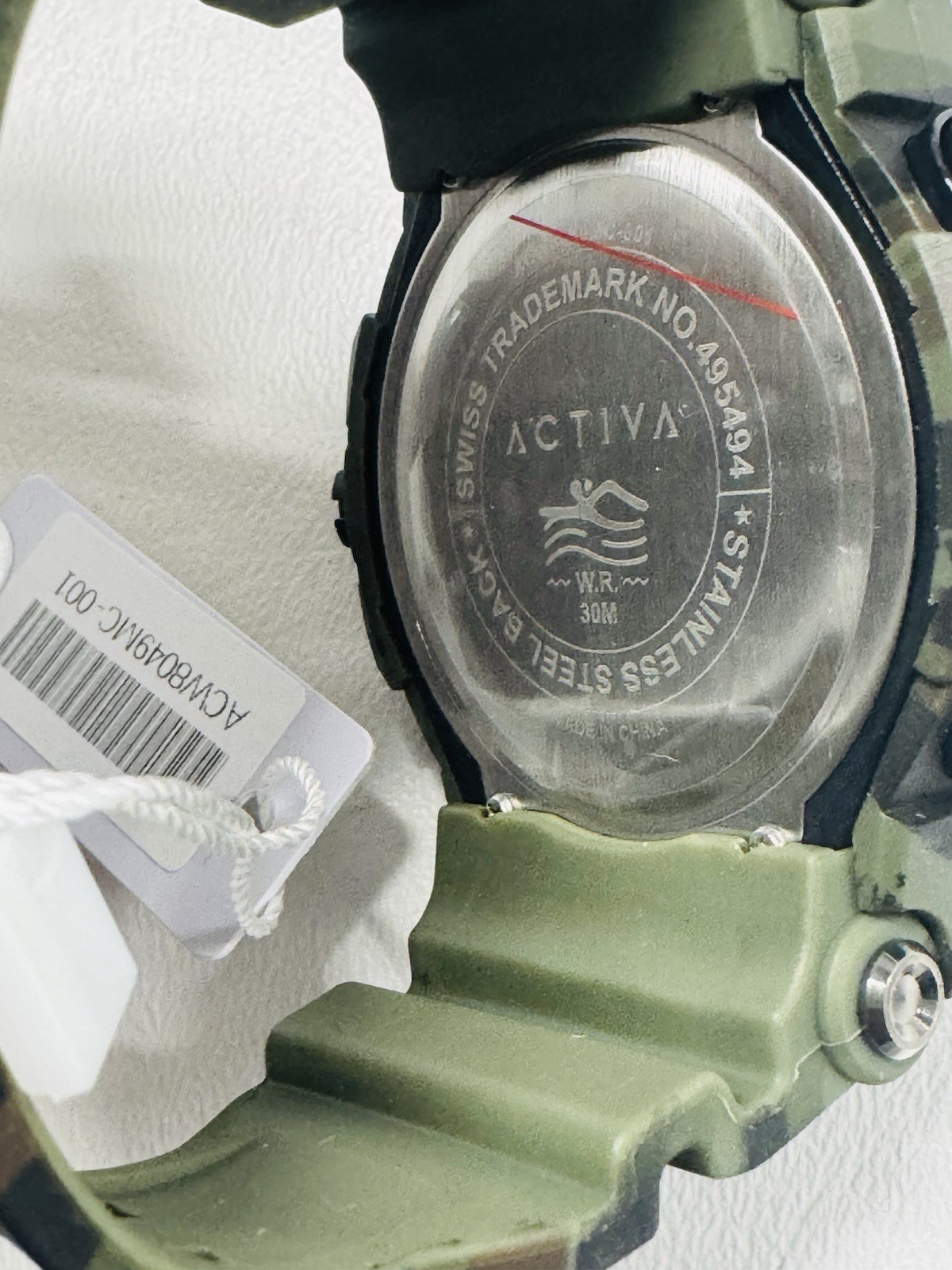 Activa X Invicta (ACW8049MC-001) Digital Watch, 53mm Camouflage/Green